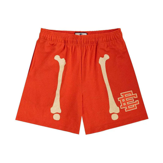 EE Shorts - Skeleton Bone Orange